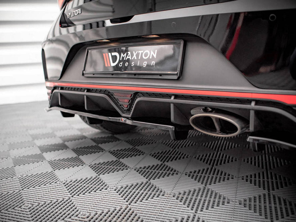 Maxton Design - CENTRAL REAR SPLITTER (VERTICAL BARS) HYUNDAI I20 N MK3 (2020-)