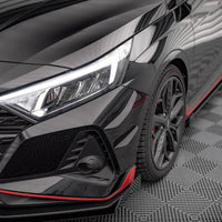 Maxton Design - FRONT BUMPER WINGS (CANARDS) HYUNDAI I20 N MK3 (2020-)