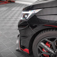 Maxton Design - FRONT BUMPER WINGS (CANARDS) HYUNDAI I20 N MK3 (2020-)