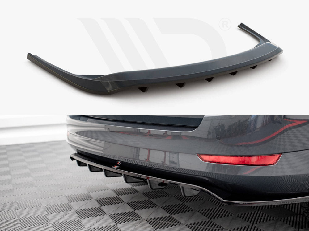Maxton Design - CENTRAL REAR SPLITTER (VERTICAL BARS) SKODA FABIA COMBI MK3 FACELIFT (2019-)