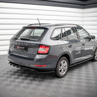Maxton Design - CENTRAL REAR SPLITTER (VERTICAL BARS) SKODA FABIA COMBI MK3 FACELIFT (2019-)