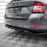 Maxton Design - CENTRAL REAR SPLITTER (VERTICAL BARS) SKODA FABIA COMBI MK3 FACELIFT (2019-)