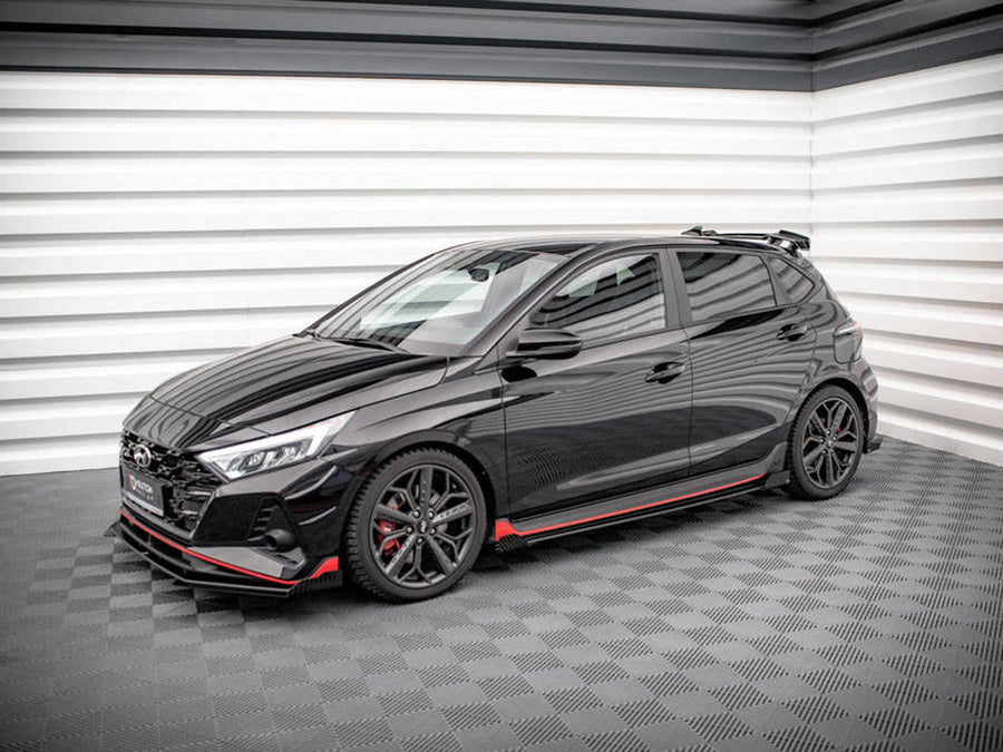 Maxton Design - STREET PRO SIDE SKIRTS DIFFUSERS (+FLAPS) HYUNDAI I20 N MK3 (2020-)