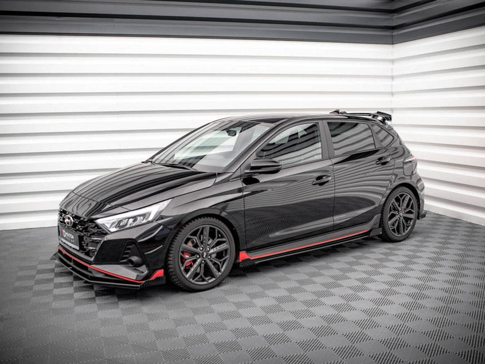Maxton Design - STREET PRO SIDE SKIRTS DIFFUSERS (+FLAPS) HYUNDAI I20 N MK3 (2020-)
