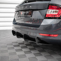 Maxton Design - STREET PRO REAR DIFFUSER SKODA FABIA ESTATE MK3 FACELIFT (2019-)