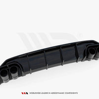 Maxton Design - Rear Valance + Exhaust Ends Imitation Audi A3 S-Line Sportback 8Y