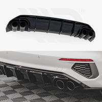 Maxton Design - Rear Valance + Exhaust Ends Imitation Audi A3 S-Line Sportback 8Y