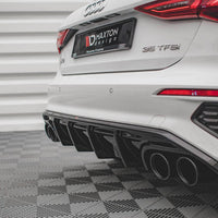 Maxton Design - Rear Valance + Exhaust Ends Imitation Audi A3 S-Line Sportback 8Y