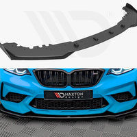 Maxton Design - STREET PRO FRONT SPLITTER V.1 (+FLAPS) BMW M2 F87 (2016-2020)