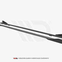 Maxton Design - STREET PRO SIDE SKIRTS DIFFUSERS (+FLAPS) BMW M2 F87 (2016-2020)
