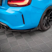 Maxton Design - STREET PRO REAR SIDE SPLITTERS (+FLAPS) BMW M2 F87 (2016-2020)