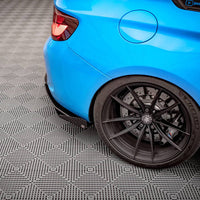 Maxton Design - STREET PRO REAR SIDE SPLITTERS (+FLAPS) BMW M2 F87 (2016-2020)