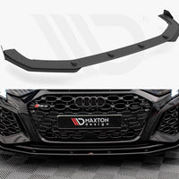 Maxton Design - STREET PRO FRONT SPLITTER V.1 (+FLAPS) AUDI RS3 SPORTBACK 8Y (2020-)