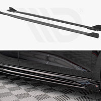 Maxton Design - STREET PRO SIDE SKIRTS DIFFUSERS (+FLAPS) AUDI RS3 SPORTBACK 8Y (2020-)