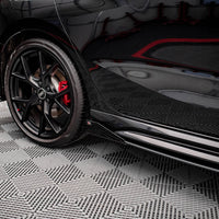 Maxton Design - STREET PRO SIDE SKIRTS DIFFUSERS (+FLAPS) AUDI RS3 SPORTBACK 8Y (2020-)