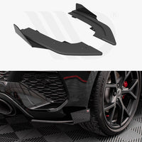 Maxton Design - STREET PRO REAR SIDE SPLITTERS + FLAPS AUDI RS3 SPORTBACK 8Y