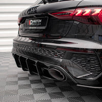 Maxton Design - STREET PRO REAR DIFFUSER AUDI RS3 SPORTBACK 8Y (2020-)