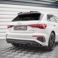 Maxton Design - Rear Splitter (Vertical Bars) Audi A3 S-Line Sportback 8Y