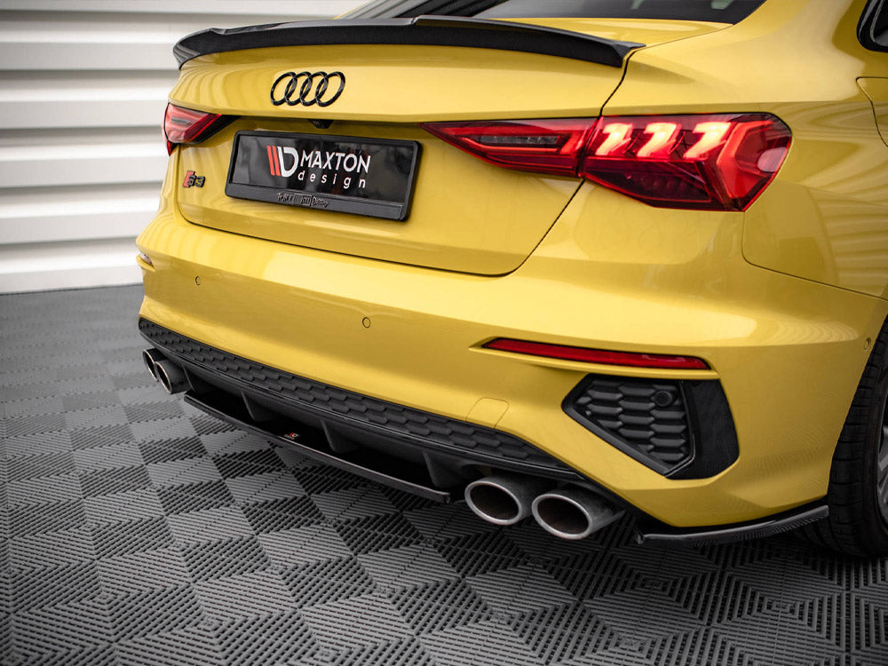 Maxton Design - CENTRAL REAR SPLITTER AUDI S3 SEDAN 8Y (2020-)