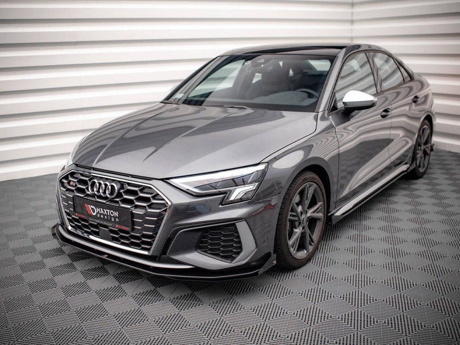 Maxton Design - Street PRO Front Splitter V.1 + Flaps Audi S3 / A3 S-Line 8Y