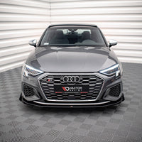 Maxton Design - Street PRO Front Splitter V.1 + Flaps Audi S3 / A3 S-Line 8Y