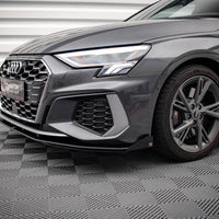 Maxton Design - Street PRO Front Splitter V.1 + Flaps Audi S3 / A3 S-Line 8Y