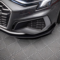Maxton Design - Street PRO Front Splitter V.1 + Flaps Audi S3 / A3 S-Line 8Y