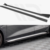 Maxton Design - Street PRO Side Skirts Diffusers + Flaps Audi S3 / A3 S-Line 8Y