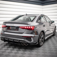 Maxton Design - Street PRO Rear Side Splitters + Flaps Audi S3 Sedan 8Y