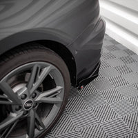 Maxton Design - Street PRO Rear Side Splitters + Flaps Audi S3 Sedan 8Y