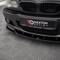 Maxton Design - FRONT SPLITTER V.2 BMW 3 COUPE M-PACK E46 (1999-2005)