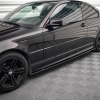 Maxton Design - SIDE SKIRTS DIFFUSERS V.2 BMW 3 COUPE M-PACK E46 (1999-2005)