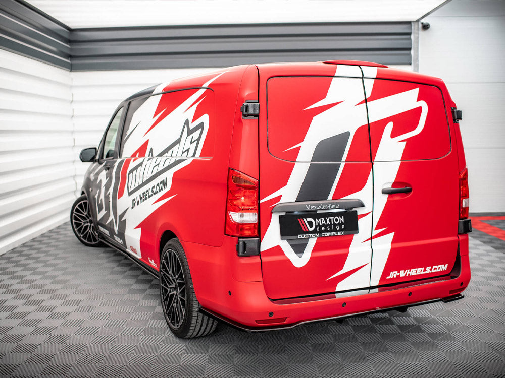Maxton Design - CENTRAL REAR SPLITTER (VERTICAL BARS) MERCEDES VITO W447 FACELIFT (2020-)