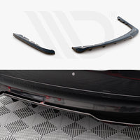 Maxton Design - CENTRAL REAR SPLITTER (VERTICAL BARS) BMW 3 SEDAN E90 (2004-2008)