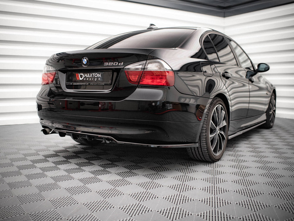 Maxton Design - CENTRAL REAR SPLITTER (VERTICAL BARS) BMW 3 SEDAN E90 (2004-2008)
