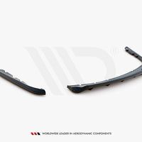 Maxton Design - CENTRAL REAR SPLITTER (VERTICAL BARS) BMW 3 SEDAN E90 (2004-2008)