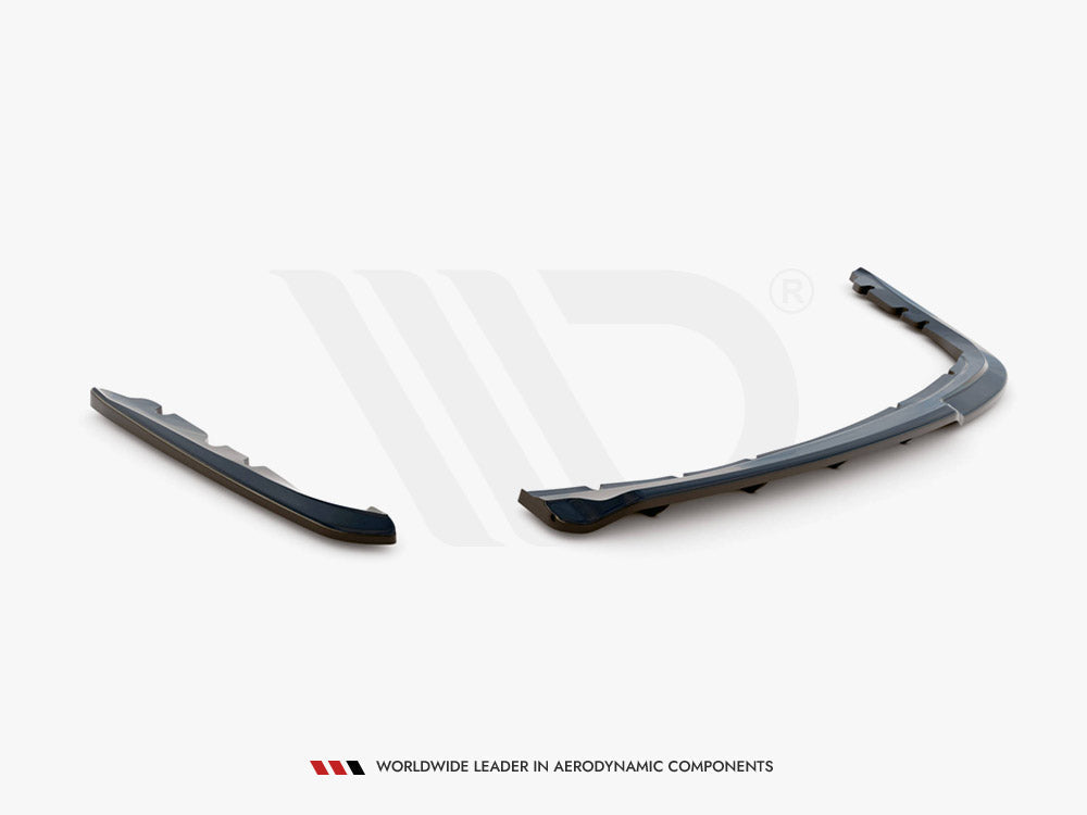 Maxton Design - CENTRAL REAR SPLITTER (VERTICAL BARS) BMW 3 SEDAN E90 (2004-2008)