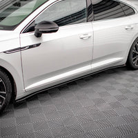 Maxton Design - Street PRO Side Skirt Diffusers V.2 Volkswagen Arteon R / R-Line Sedan / Shooting Brake Mk1 Facelift