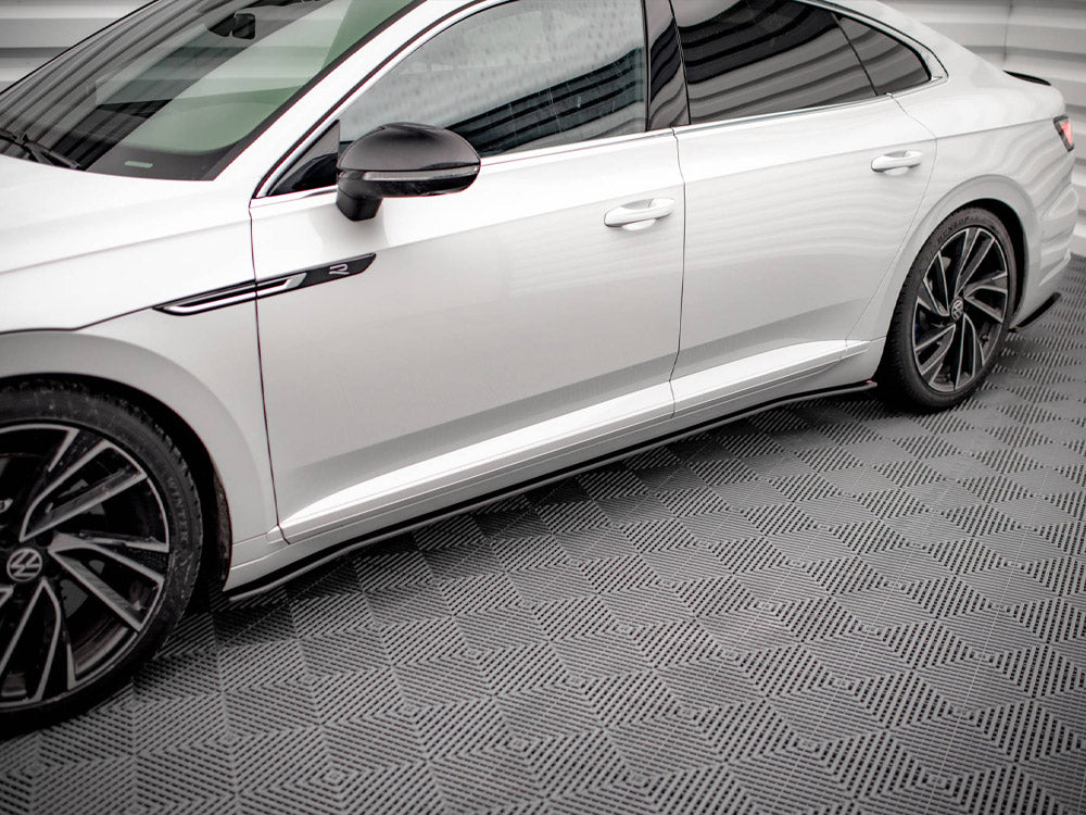 Maxton Design - Street PRO Side Skirt Diffusers V.2 Volkswagen Arteon R / R-Line Sedan / Shooting Brake Mk1 Facelift