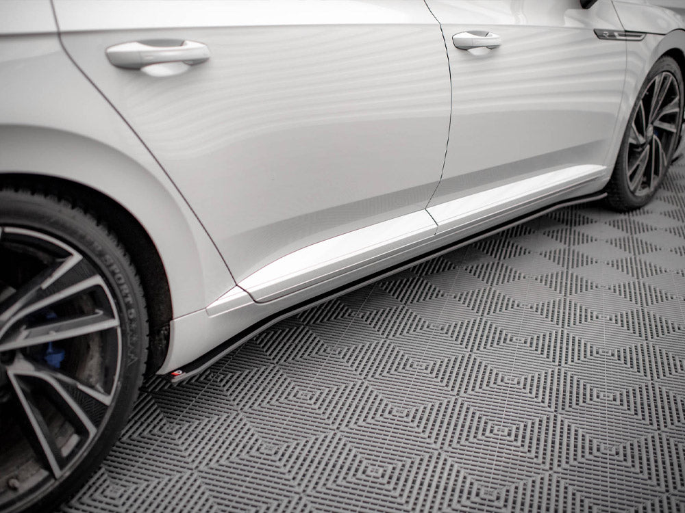 Maxton Design - Street PRO Side Skirt Diffusers V.2 Volkswagen Arteon R / R-Line Sedan / Shooting Brake Mk1 Facelift