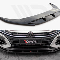 Maxton Design - Front Splitter V.1 Volkswagen Arteon R Sedan / Shooting Brake Mk1 Facelift