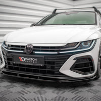 Maxton Design - Front Splitter V.1 Volkswagen Arteon R Sedan / Shooting Brake Mk1 Facelift