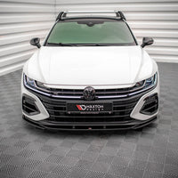 Maxton Design - Front Splitter V.1 Volkswagen Arteon R Sedan / Shooting Brake Mk1 Facelift