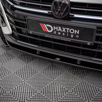 Maxton Design - Front Splitter V.1 Volkswagen Arteon R Sedan / Shooting Brake Mk1 Facelift