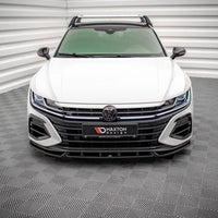Maxton Design - Front Splitter V.2 Volkswagen Arteon R Sedan / Shooting Brake Mk1 Facelift