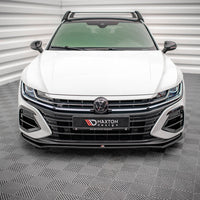 Maxton Design - Front Splitter V.3 Volkswagen Arteon R Sedan / Shooting Brake Mk1 Facelift