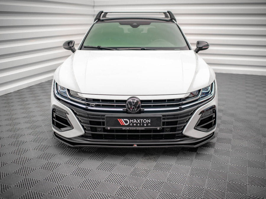 Maxton Design - Front Splitter V.3 Volkswagen Arteon R Sedan / Shooting Brake Mk1 Facelift