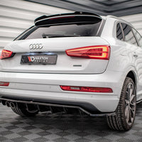 Maxton Design - CENTRAL REAR SPLITTER (VERTICAL BARS) AUDI Q3 8U FACELIFT (2014-2018)