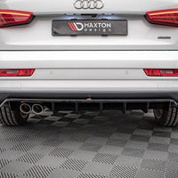 Maxton Design - CENTRAL REAR SPLITTER (VERTICAL BARS) AUDI Q3 8U FACELIFT (2014-2018)