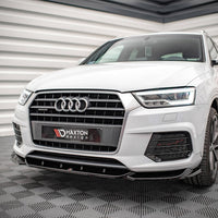 Maxton Design - FRONT SPLITTER V.1 AUDI Q3 S-LINE 8U FACELIFT (2014-2018)